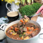 Irish stew in a pot